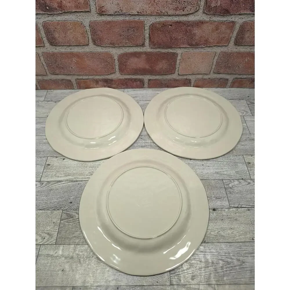 3 Piece PIER 1 Carmelo Melamine Plates 8.9